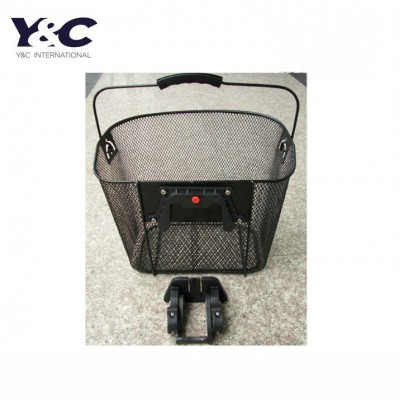 2017 Eco-friendly bicycle quick release removeable front basket